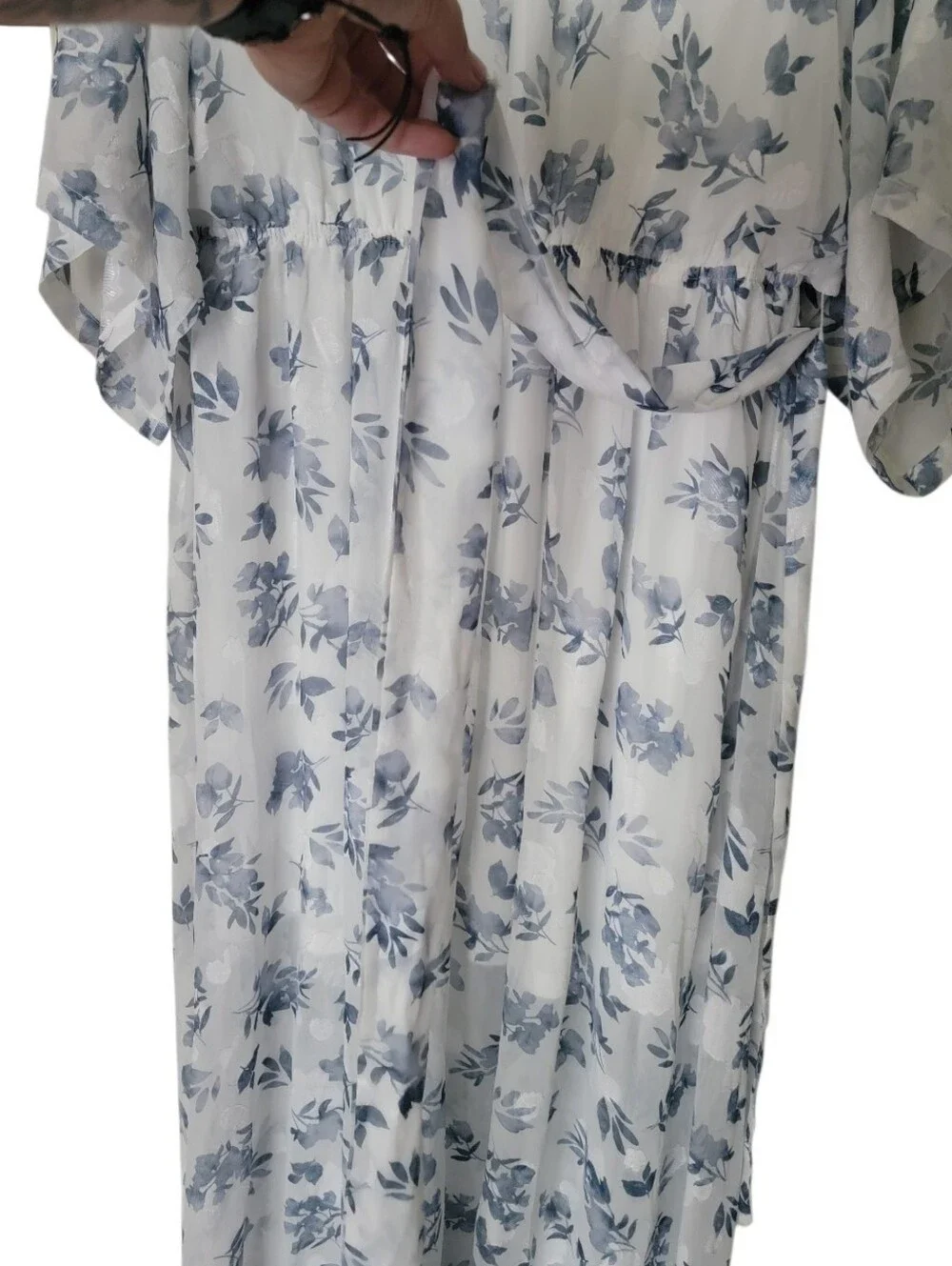 NWT Baltic Born Luca Jacquard Kimono Maxi Dress